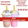 12 oz Clear Plastic Cups with Dome Lids - 100 Sets Disposable Party cups for To Go Iced Coffee Cold Drinks, Smoothie, Bubble Boba Tea, Juice, Parfait, Frappuccino, Milkshake. Nice Sealing Fruit Cup view 4