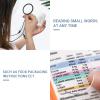 TERAISE Reading Glasses Necklace Readers for Women Anti-loss Lightweight Eyeglasses Portable Monocle Glasses with Exquisite Case(Black-1.0X) view 3