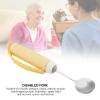 Adaptive Utensils, Flexible Rotating Built up Handle Fork/Spoon for Disabled Patient Arthritis Elder, 9.6in(Spoon) view 2