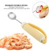 Adaptive Utensils, Flexible Rotating Built up Handle Fork/Spoon for Disabled Patient Arthritis Elder, 9.6in(Spoon) view 4