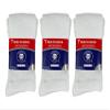 6 Pairs of Diabetic Over The Calf - Knee High Cotton Socks (White - 6 Pairs, Fit Men's Shoe Size 10-12) view 4