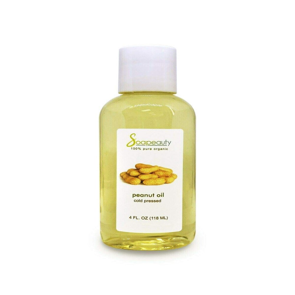 PEANUT OIL REFINED 100% Pure Carrier Cold Pressed (4 OZ)