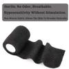12 Rolls Elastic Self Adhesive Bandage Wrap 3 Inch, Breathable Non Woven Cohesive Bandage, Vet Wrap for Dogs, Ankle Sprains Swelling Tape, Sports Athletic Tape Black view 3
