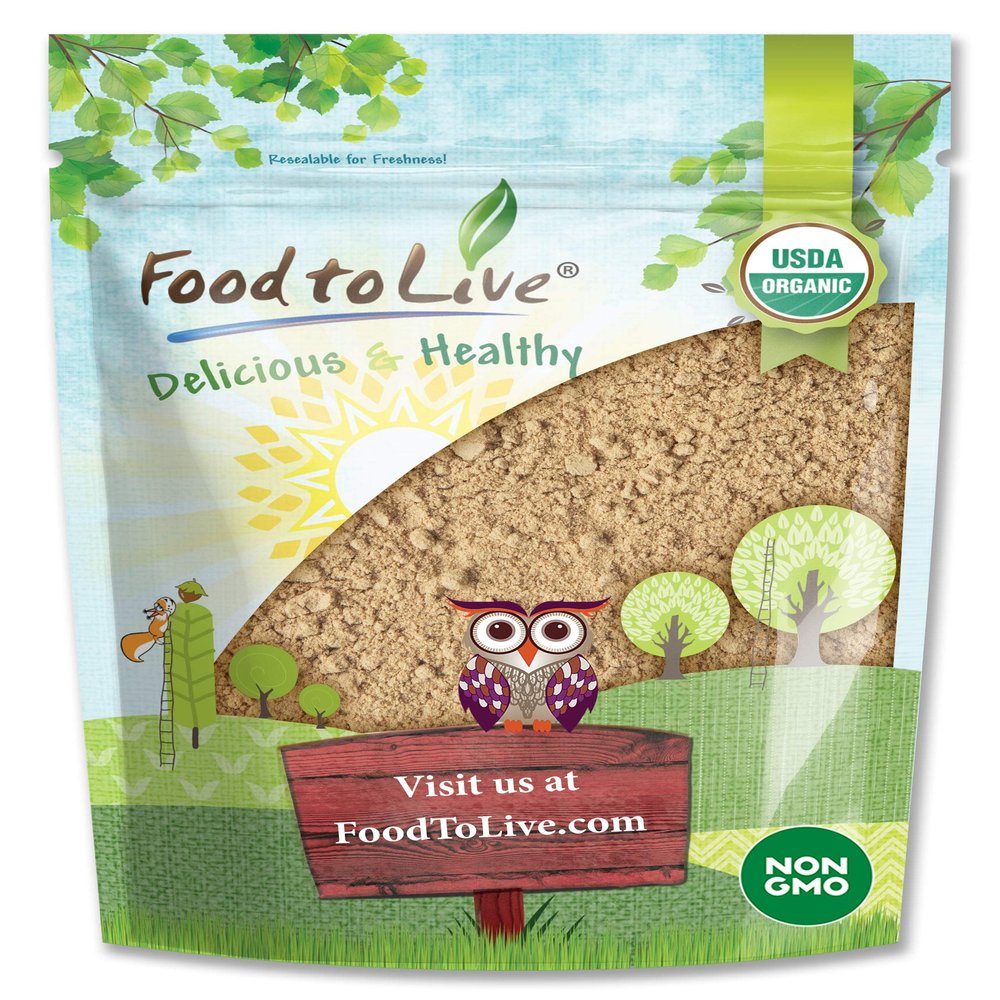 Food to Live Organic Ripe Banana Powder, 2 Pounds - Non-GMO and Raw Whole Fruit Flour, Unsweetened, Unsulfured, Vegan, Kosher, Bulk Dried Platano, Rich in Dietary Fiber, Potassium, and Copper