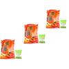 3 Pack Calbee Grill-A-Corn( Hot & Spicy Flavoured)80g Each And 3 Mustard Green Peas view 1