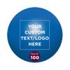 Custom Stress Balls for Adults Set of 100, Personalized Bulk Pack - Relief, Perfect for Your Desk, Office or Home - Blue view 1