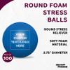 Custom Stress Balls for Adults Set of 100, Personalized Bulk Pack - Relief, Perfect for Your Desk, Office or Home - Blue view 3