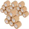 24 Packs Self Adherent Cohesive Wrap Bandages 2'' Wide, 5 Yards, First Aid Tape,Elastic Self Adhesive Tape,All Sports Athletic Tape, Non-Woven Bandage,Breathable Wound Tape,Skin Colour Athletic Tape view 1