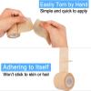 24 Packs Self Adherent Cohesive Wrap Bandages 2'' Wide, 5 Yards, First Aid Tape,Elastic Self Adhesive Tape,All Sports Athletic Tape, Non-Woven Bandage,Breathable Wound Tape,Skin Colour Athletic Tape view 4