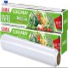 KAMMAK Plastic Wrap, Food Wrap with Slide Cutter, Cling Wrap 12 inch Food Service Clear Cling Film 2 Pack 300 Square FT Roll BPA-Free Microwave-Safe Kitchen Wrap Quick Cut Plastic Film view 2