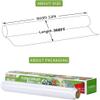 KAMMAK Plastic Wrap, Food Wrap with Slide Cutter, Cling Wrap 12 inch Food Service Clear Cling Film 2 Pack 300 Square FT Roll BPA-Free Microwave-Safe Kitchen Wrap Quick Cut Plastic Film view 4