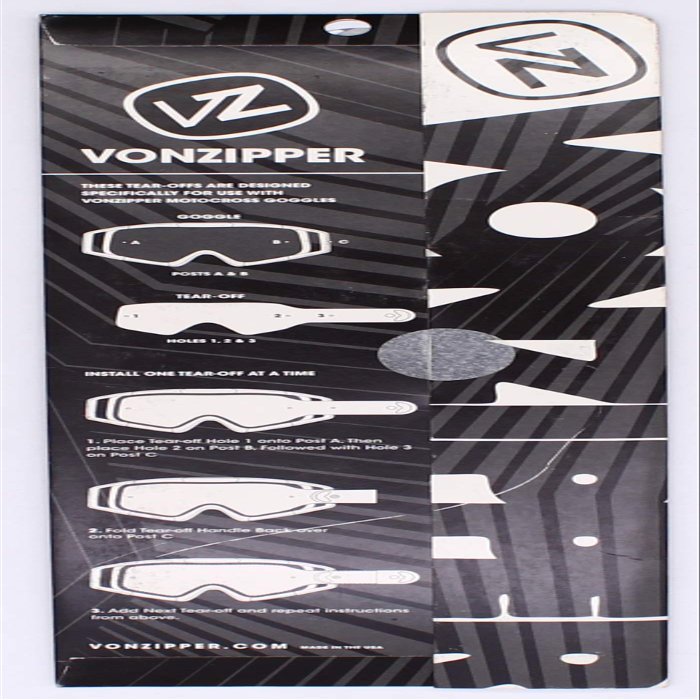Vonzipper Tear Off 20 PACK PN 549626