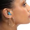 Eargasm Squishies - Blue Moldable Multipurpose Noise Reduction Noise Cancelling Waterproof Airtight Ear-Plugs for Sleeping, Snoring, Working, Studying, Swimming and More - Storage Case Included view 2