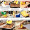 2PCS Silicone Sponge Multi-Purpose 3 in 1 Household Dish Scrubber Dish Brush view 3