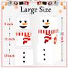 Joy Bang Christmas Gift Boxes with Lids for Presents, Xmas Boxes for Gifts Large Snowman Nesting Boxes Christmas Eve Stacking Stackable Storage Decorative Boxes Decorations Party view 2