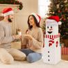 Joy Bang Christmas Gift Boxes with Lids for Presents, Xmas Boxes for Gifts Large Snowman Nesting Boxes Christmas Eve Stacking Stackable Storage Decorative Boxes Decorations Party view 4