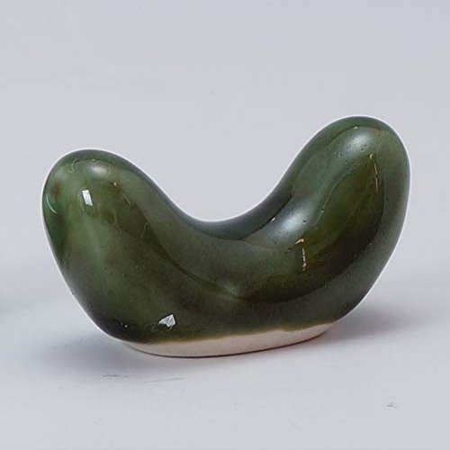  Okukawa Pottery 487170 Carom Beans Green