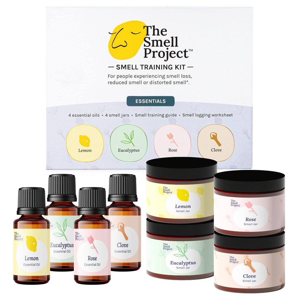 The Smell Project Smell Training Kit - Olfactory Training Kit with 10ml Real Essential Oils - Smell Therapy for Smell Loss