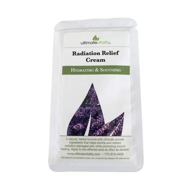 Ultimate Vitality Radiation Burn Cream  6 Pack Sample Travel Packs - Natural and Organic Cream for Radiation Therapy - 6 Packs