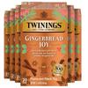 Twinings Gingerbread Joy Black Tea Individually Wrapped Bags, 20 Count (Pack of 6), Ginger & Cinnamon, Caffeinated, Enjoy Hot or Iced, 120 Teabags view 1