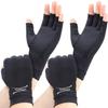 2 Pairs Copper Arthritis Gloves for Women, Compression Gloves for Men for Pain, Fingerless Hand Gloves for Carpal Tunnel, Crochet, Relieve Pain, Swelling, Support Wrist and Joint, Typing (X-Large) view 1