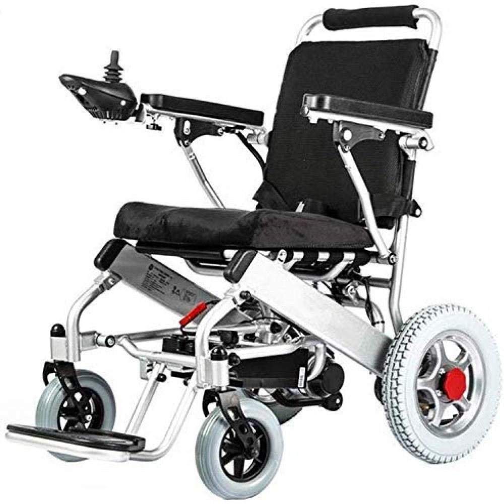BXZ The Lightest Most Compact Power Chair Foldable Power Compact Mobility Aid Wheel Chai Electric Wheelchairs Foldable and Travelable Adult Lightweight Collapsible Transport Scooter 602,601