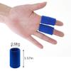20 PCS Finger Sleeves Protectors, Sport Finger Sleeves Finger Splints Thumb Finger Brace Support Elastic Thumb Sleeves for Relieving Pain Arthritis Trigger Finger(Blue Black) view 3