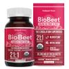 BioBeet Max Strength Beet Root Capsules - 21:1 Concentrate, Each Serving Derived from 28,350 mg Organic Beetroot - Absorption Enhancement with BioPerine Black Pepper Extract (60 Capsules) view 1