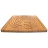 BambooMN 12.5" x 12.5" Carbonized Brown Bamboo Finger Labyrinth for Meditation and Prayer, 7 Circuit Cretan Style, 3 Pieces view 2