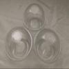 100sets 3.5oz. Plastic Ultra Clear squat Cups with Dome lids without hole is for Cupcake, icecream (3.5oz dome lids 100sets) view 3