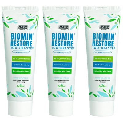 Dr. Collins Biomin Tooth Sensitivity Toothpaste (3 Count)