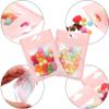 100Pcs Resealable Mylar Ziplock Bags for Food Storage Smell Proof Pouch for Candy Cookies Party Favor (Pink 2.8 x 4 inch) view 4