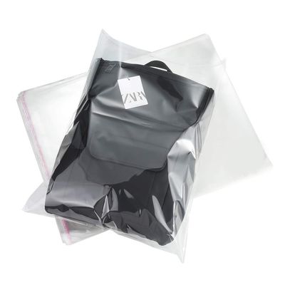 100 Pack 16" x 20" Large Thick Clear Resealable Cellophane Self Adhesive Seal Poly Bags Durable Plastic Cello Bag 1.6Mil Heavy Duty Packaging T-Shirts Clothes Clothing Gifts Self-Sealing OPP Bags