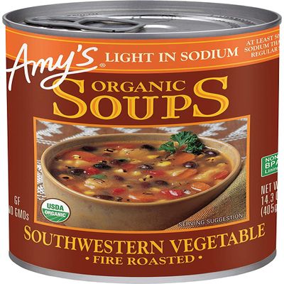Amy's Soups, Low Sodium Southwestern Vegetable, 14.5 ounce (Pack of 12)