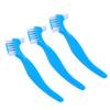 EXCEART 6pcs Retainer Brush False Teeth Cleaning Brush Denture Cleaner Brush Durable Double-Sided Design view 3