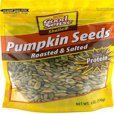 Good Sense Shelled Pumpkin Seeds (Pepitas), Roasted and Salted, 6 Ounces (6OZ Bag)