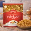 Bikaji| Spicy Namkeen, blend of savory gram flour noodles, lentils, peanuts and sun dried potatos| Indian Spicy Namkeen| Sab Kuch Navratna Chabeni Mix| 1Kg/2.2 pound view 3