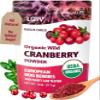Organic Freeze-Dried Cranberry Powder  Pure, 100% Natural Wild Whole Fruit, Certified Organic from Nordic Forests  Non-GMO, No Added Sugar  6oz (35 Servings) view 1