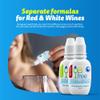 UBfree Wine Drops - 4pk Red & White - Removes Sulfites and Histamines from Red and White Wines | Naturally Eliminate Wine Headaches Sensitivities and Allergies | Odorless Tasteless | Discrete Portable view 2