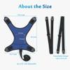AOSSA Wheelchair Seat Belt, Safety Restraints for Elderly, Wheelchair Harness Adult Seatbelt Medical Hospital Straps Vest Soft Chest Lap Buddy Chairs Seniors Disable Patients Prevent Sliding view 2