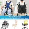 AOSSA Wheelchair Seat Belt, Safety Restraints for Elderly, Wheelchair Harness Adult Seatbelt Medical Hospital Straps Vest Soft Chest Lap Buddy Chairs Seniors Disable Patients Prevent Sliding view 3