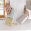 VIGAR Light Grey Dustpan and Small Broom Set-Product Made with Sustainable Materials, Turquoise, Pequeo view 2