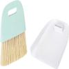 VIGAR Light Grey Dustpan and Small Broom Set-Product Made with Sustainable Materials, Turquoise, Pequeo view 3