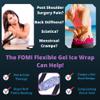 Premium Hot Cold Gel Bead Ice Pack by FOMI Care | Cool Compress for Lower Back, Shoulder, Knee, Bicep, Stomach | Coccyx, Sciatica, Tailbone Pain Relief | Flexible, Reusable Heating Pad | (Purple) view 4
