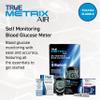 TRUE METRIX AIR Meter Starter Kit - Blood Glucose Meter, Case, 100 Test Strips, 100 Lancets, Lancing Device, Control Solution, Log Book - Fast, Easy Testing Supplies for Home Use view 2