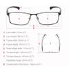 ACXZ Anti-Blue Half Frame Men Reading Glasses, Anti-Eye Strain and Anti-Glare Computer Glasses, TR90 Flexible Temples, Gray view 3