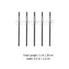 10pcs Halloween Straws Plastic Skull Skeleton Drinking Straws Juice Soda Cocktails Shakes Disposable Straws For Birthday Halloween Party Supplies (Black and Orange) view 4