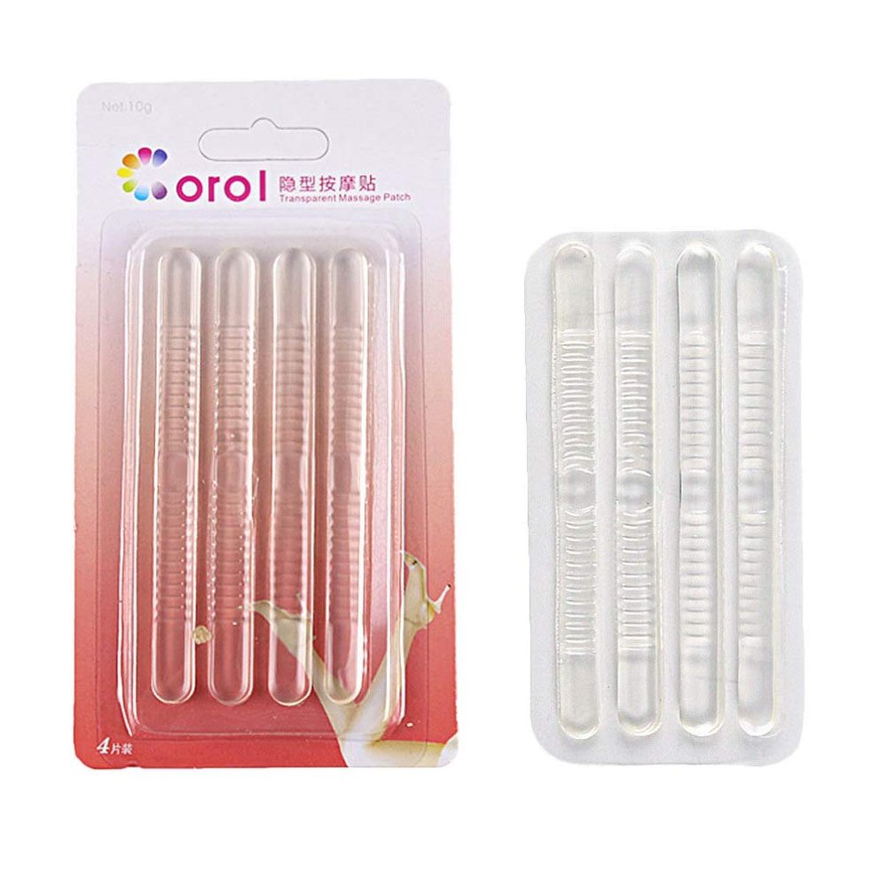 HEALLILY 16Pcs Heel Sole Pads Non-Slip Heel Sole Pads Transparent Silicone Suitable for Sneakers