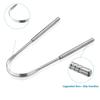 3 PCS Metal Tongue Scraper, Tongue Scrapers for Adults, Stainless Steel Tounge Scrappers, Tounge Scraper, Portable Tongue Scrappers YLYL view 3