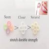 300 Pcs Neon 3/16 Orthodontic Elastic Rubber Bands 6.5 OZ Heavy Dental Braces Bands Dreadlocks Hair Braids Fix Tooth Gap, Free Elastic Placer view 3